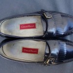 Cole Haan Black Leather Buckle Slip-On Business Casual Shoes/Loafers Mens Sz 8 D