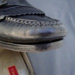 Cole Haan Black Leather Buckle Slip-On Business Casual Shoes/Loafers Mens Sz 8 D