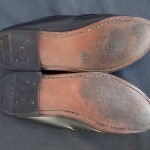 Cole Haan Black Leather Buckle Slip-On Business Casual Shoes/Loafers Mens Sz 8 D