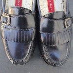Cole Haan Black Leather Buckle Slip-On Business Casual Shoes/Loafers Mens Sz 8 D