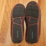 COLE HAAN AIR RYDER SIZE 12 DRIVING SHOES BROWN