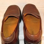 MANS COLE HAAN NIKE AIR BROWN LEATHER LOAFERS SHOES 11M