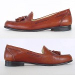 COLE HAAN Brown Leather Tassel Loafers Slip-On Oxford Moccasins Men’s Shoes Sz 9