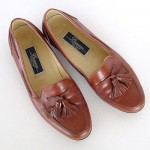 COLE HAAN Brown Leather Tassel Loafers Slip-On Oxford Moccasins Men’s Shoes Sz 9