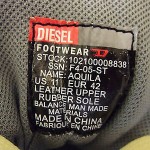 Mans Diesel shoes (Running shoes) size 11D