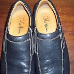 COLE HAAN MEN SLIP ON SHOES SZ 11M BLACK WOW!!!