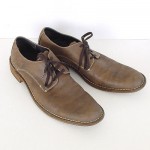 COLE HAAN Casual Oxfords Nubuck Brown Leather Dress Men’s Shoes Size 13M