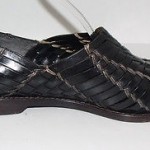 Cole Haan Resort Black Leather Woven Loafers Sandals Slip-On Shoes Mens 11 1/2