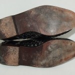 Cole Haan Resort Black Leather Woven Loafers Sandals Slip-On Shoes Mens 11 1/2