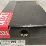 DIESEL AURIGA BLACK/ELDER MEN SHOE SIZE 7.5