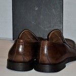 CLASSIC MEN’S HUGO BOSS TOP STITCH  LOAFERS, SIZE 8 1/2
