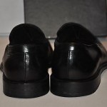 CLASSIC MEN’S HUGO BOSS BLACK LOAFERS, SIZE 7 1/2