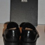 CLASSIC MEN’S HUGO BOSS BLACK LOAFERS, SIZE 7 1/2
