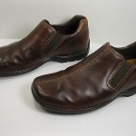COLE HAAN Zeno Brown Chestnut Slip On Shoes Size 10.5 M