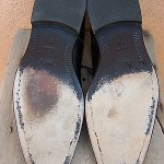 Hugo Boss Mens Dress Shoes Size 9.5M Black Leather Casual Comfort Lace Up Oxford