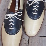 Cole Haan Mens Casual Dress Shoes Size 11M Tan Blue Leather Saddle :ace Oxfords