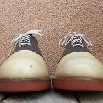 Cole Haan Mens Casual Dress Shoes Size 11M Tan Blue Leather Saddle :ace Oxfords
