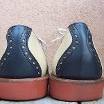 Cole Haan Mens Casual Dress Shoes Size 11M Tan Blue Leather Saddle :ace Oxfords
