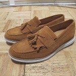 COLE HAAN LUNARGRAND KUDU SUEDE TASSEL LOAFER SZ 8.5 FRAGMENT HIROSHI FUJIWARA