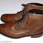 Cole Haan Hank Mens-12-D Brown Leather Casual Dress Ankle Chukka Lace Up Boots