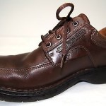 Clarks Unstructured mens size 10.5 M Brown oxfords lace up shoes comfort leather