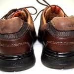 Clarks Unstructured mens size 10.5 M Brown oxfords lace up shoes comfort leather