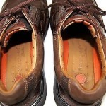 Clarks Unstructured mens size 10.5 M Brown oxfords lace up shoes comfort leather
