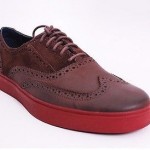 COLE HAAN Mens Bergen Wingtip Oxfords Shoes Chestnut Suede C11684 Size 11 M NIB
