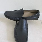 NWB $195 HUGO BOSS FASHION CASUAL DRESS Shoes Mens BLACK LEAHER UPPER SIZ 11.5 M
