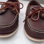 Timberland Classic 2-Eye Boat Shoes Dark Brown Leather SZ 9 Men