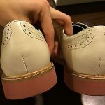 NICE Cole Haan Great Jones Wingtip White / skin tone Natural Motion 8.5 Oxford