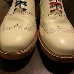 NICE Cole Haan Great Jones Wingtip White / skin tone Natural Motion 8.5 Oxford