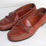 Cole Haan men’s brown leather braided tie loafer sz 10