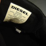 DIESEL Eagle Loop “Only The Brave” Men’s Sneakers BLACK w/stripe   Shoes US 11