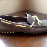 COLE HAAN AIR GRANT Charcoal Grey Suede Driver Loafers Driving Shoes Mens 9.5