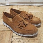 COLE HAAN LUNARGRAND KUDU SUEDE TASSEL LOAFER SZ 8.5 FRAGMENT HIROSHI FUJIWARA