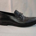 Boss Black Leather Loafer with Hugo Boss Bit Men’s size 10M Mrsp $195