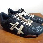 DIESEL REMY BLACK LEATHER SHOES SNEAKERS SIZE US 8 / EUR 40.5