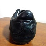 DIESEL REMY BLACK LEATHER SHOES SNEAKERS SIZE US 8 / EUR 40.5