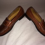 Men’s Cole Haan Tan Leather Penny Loafers – Dressy Size – SIZE 9 D – 1 inch heel
