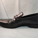 Boss Black Leather Loafer with Hugo Boss Bit Men’s size 10M Mrsp $195
