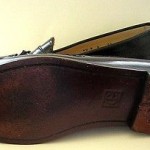 Men’s COLE HAAN Leather Loafers Shoes With Tassel Size 8 1/2 D Black