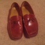 Mens Cole Haan Driving Moccasins Brown Leather 12 M