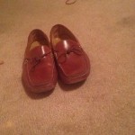 Mens Cole Haan Driving Moccasins Brown Leather 12 M