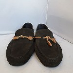 Cole Haan Nike Mens Black Leather Air Grant Loafers Driving Mocs Moccasins 10 M