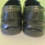 Mens COLE HAAN Country Black Leather Slip On Nike Air Casual Loafer Shoe Sz. 9
