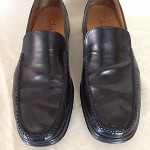 COLE HAAN NIKE AIR Black Leather Loafers Shoes size 10.5M