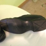 Mens COLE HAAN Country Black Leather Slip On Nike Air Casual Loafer Shoe Sz. 9