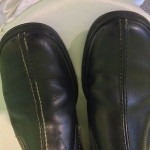 Mens COLE HAAN Country Black Leather Slip On Nike Air Casual Loafer Shoe Sz. 9