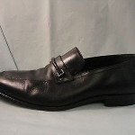 Boss Black Leather Loafer with Hugo Boss Bit Men’s size 10M Mrsp $195